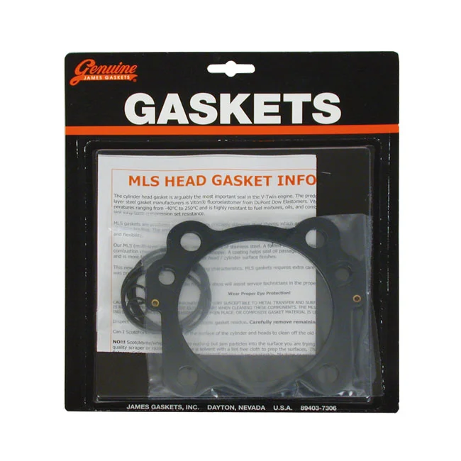 James Gaskets Cylinder head & base gasket kit. 3-7/8" bore MLS