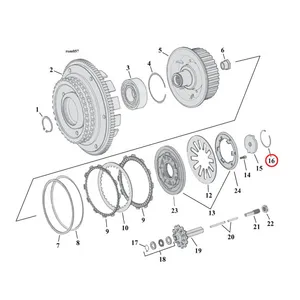 MCS Retaining ring, clutch adjuster plate