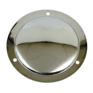 MCS Derby cover, stepped. Chrome