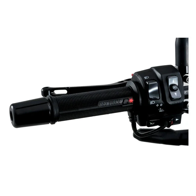 Daytona Heated grips, for 7/8" (22mm) handlebars. Black
