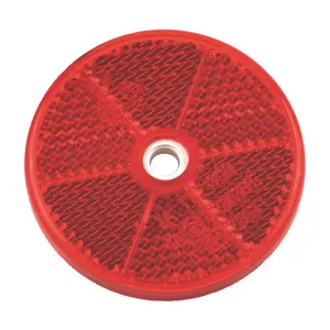MCS Hella, reflector. round. 60mm diameter. Red