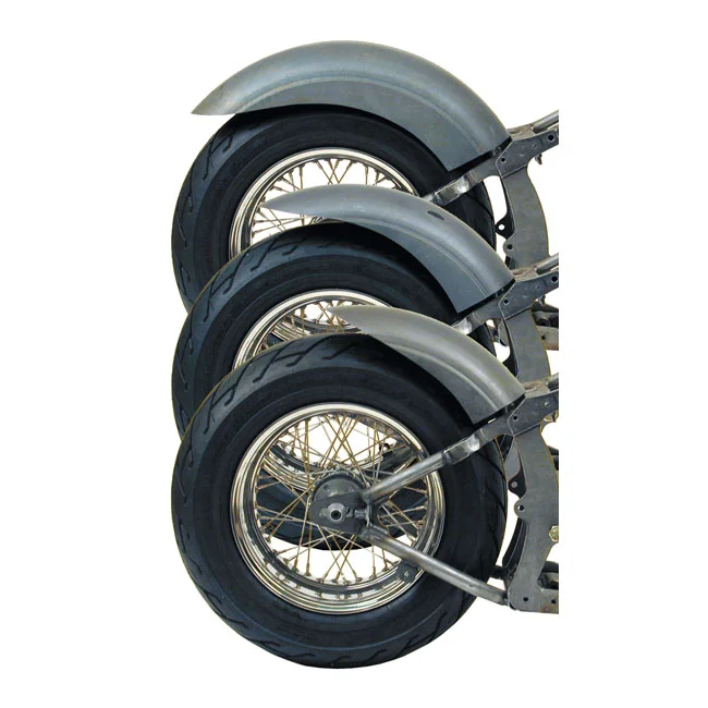BK Stiletto rear fender. Short. 205mm wide. 14"-18"