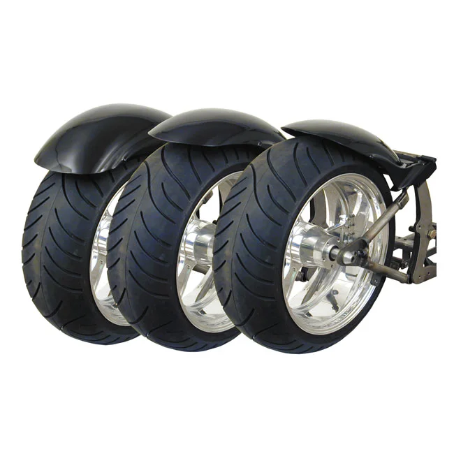 BK Stiletto rear fender. Long. 280mm wide. 14"-18"