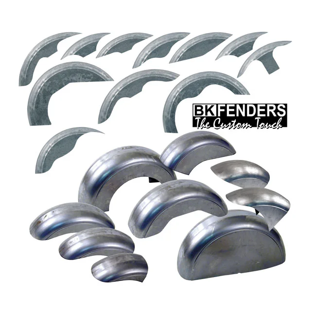 BK Stiletto rear fender. Long. 280mm wide. 14"-18"