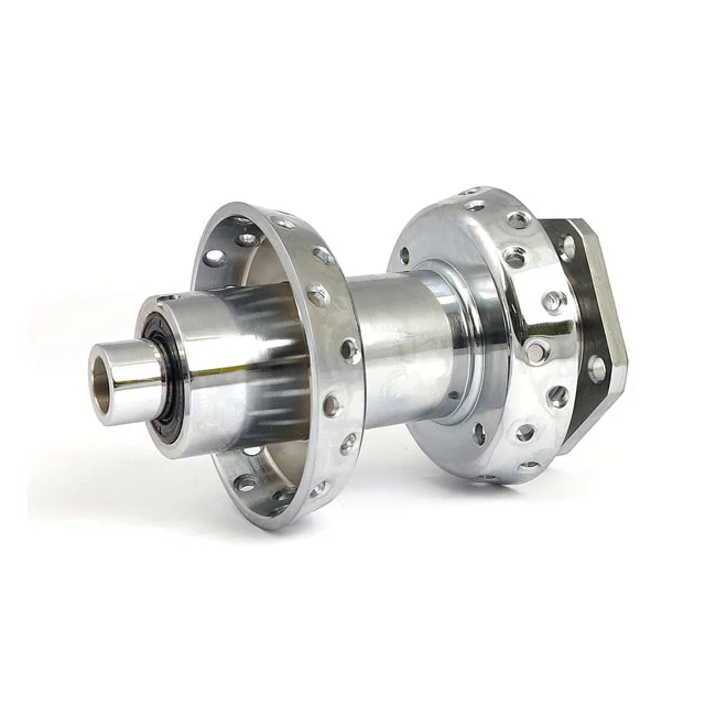 MCS FXSTS single flange hub, chrome, 40-sp - 43677-88A