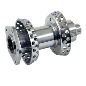 MCS Single flange hub, chrome, 40 spoke