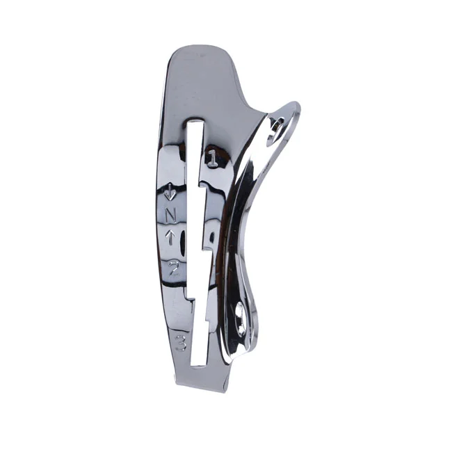 V-Twin Mfg Shifter lever guide, 3-speed. Chrome - 33790-39