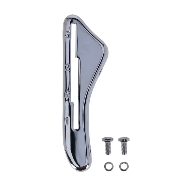 Samwel Shifter lever guide, 3-speed. Chrome - 33785-47