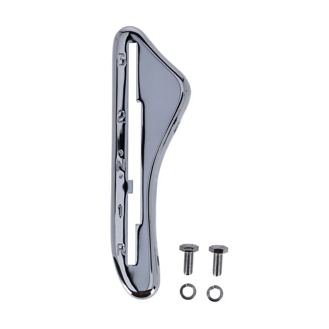 Samwel Shifter lever guide, 3-speed & reverse. Chrome - 33786-47