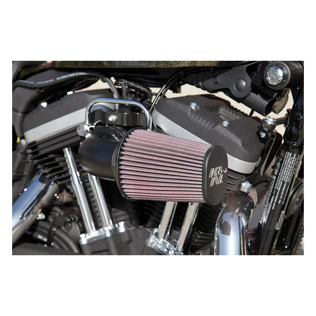 K&N AirCharger performance air cleaner kit. Black