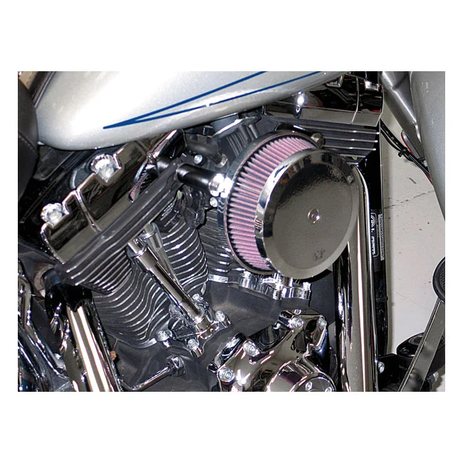 K&N Street metal high-flow air intake Hammer, chrome