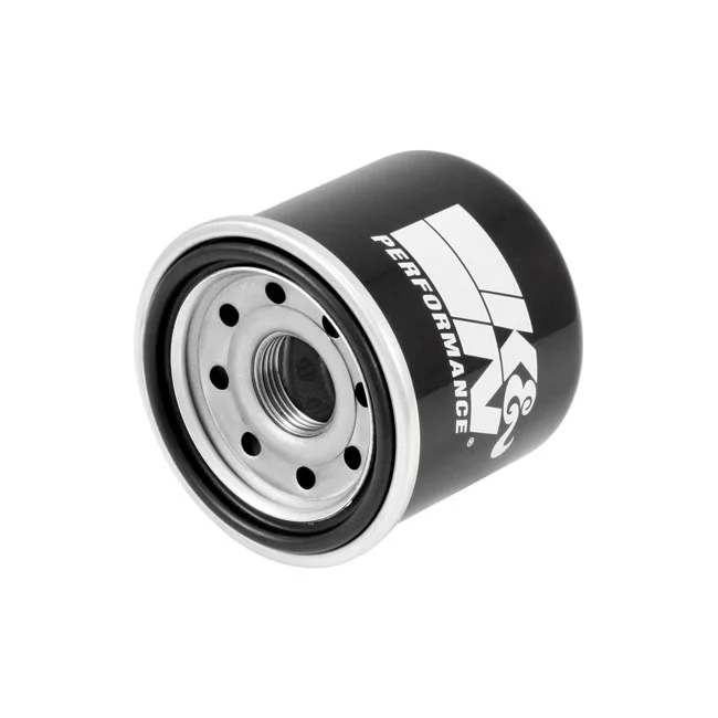 K&N Spin-on oil filter with top nut. Black - 62700045