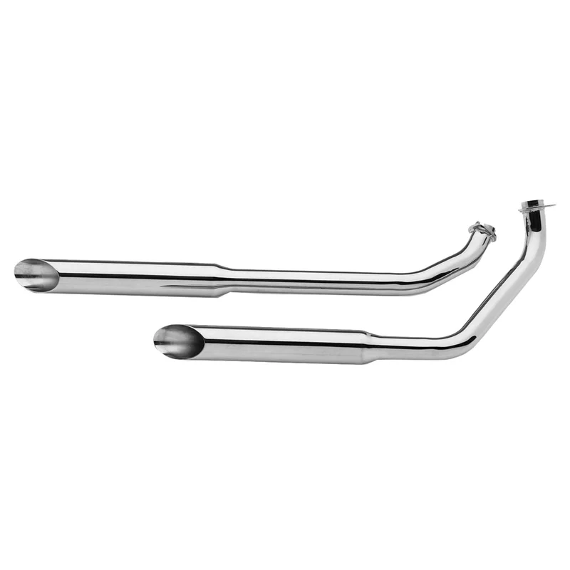 Paughco Shotgun Slash cut exhaust (38"). Chrome