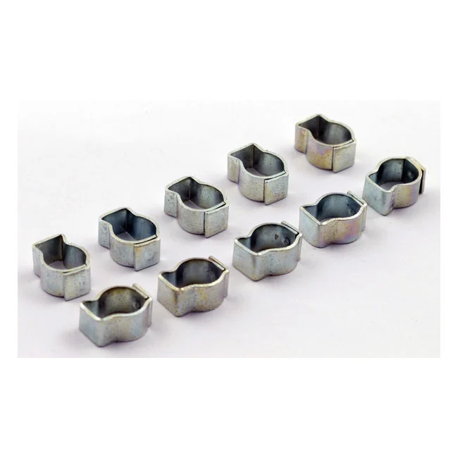 MCS Crimp hose clamp, 1/4 (6.35mm) ID. stainless - 10067