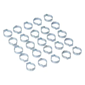 MCS Crimp hose clamp, 13/16 (20.57mm) ID. Zinc
