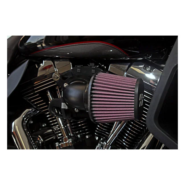 K&N AirCharger performance air cleaner kit. Black