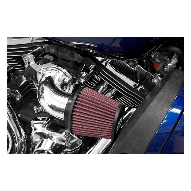 K&N AirCharger performance air cleaner kit. Polished