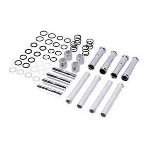 MCS Complete Evo B.T. pushrod cover kit. Chrome
