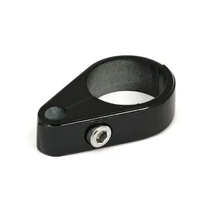 MCS 2-piece frame cable clamp. Throttle. Black