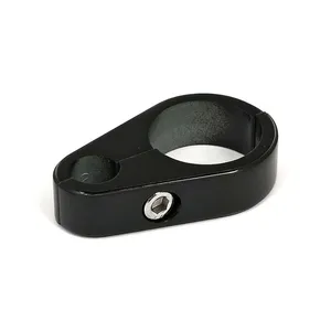 MCS 2-piece frame cable clamp. Clutch. Black