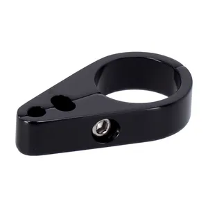 MCS 2-Piece frame cable clamp. Throttle/Idle/Brake. Black