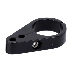 MCS 2-piece frame cable clamp. Throttle/Idle. Black
