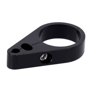 MCS 2-Piece frame cable clamp. Throttle/Idle/Brake. Black