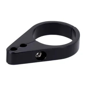 MCS 2-piece frame cable clamp. Throttle/Idle. Black