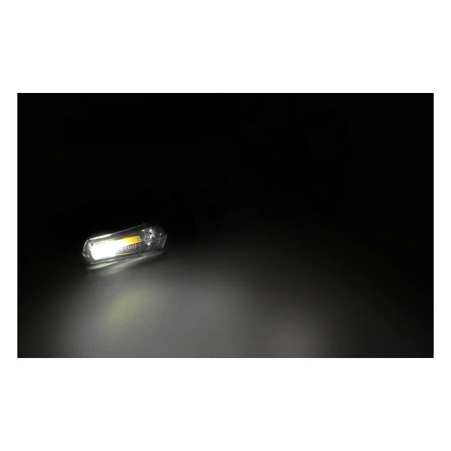MCS Cob, LED turn signal / running light combo. Black - 910625