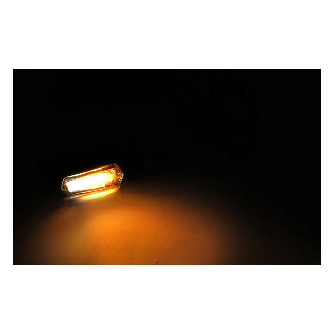 MCS Cob, LED turn signal / running light combo. Black - 910625
