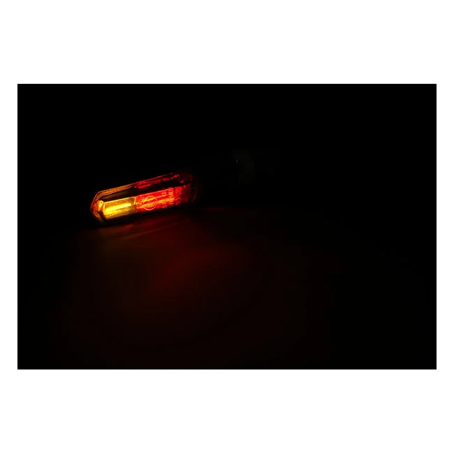 MCS Cob, LED taillight / turn signal combo. Black - 910629
