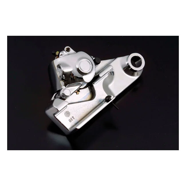 MCS Brake caliper with bracket, rear. Chrome - 40968-04