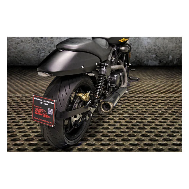 Free Spirits Spirits, XG Street license plate bracket kit. Black