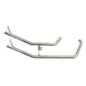Paughco Paughco, Upswept Fishtail exhaust. Chrome