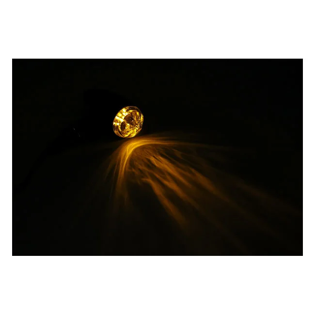 MCS Micro bullet LED turn signals, black - 913019