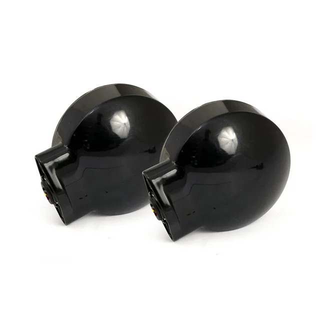 MCS Ringers, FL LED turn signals. Rear. Black - 913027