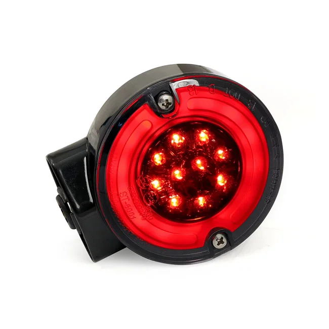 MCS Ringers, FL LED turn signals. Rear. Black - 913027