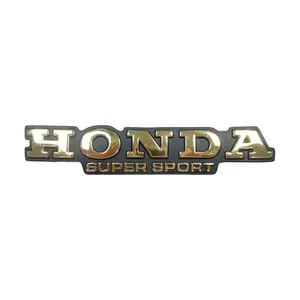 MCS Honda fuel tank emblem, gold