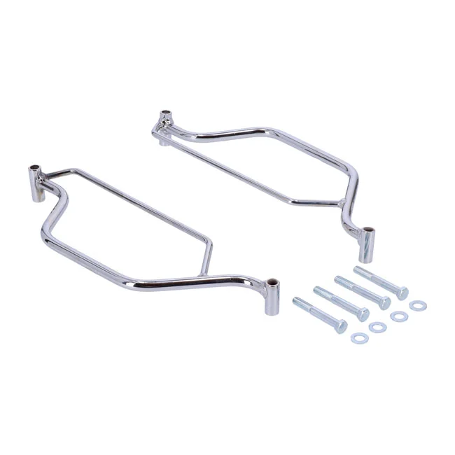 Longride Saddlebag holder. Chrome