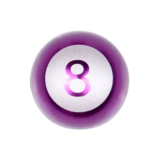 TrikTopz Trik Topz, Eight Ball license plate mounts. Purple