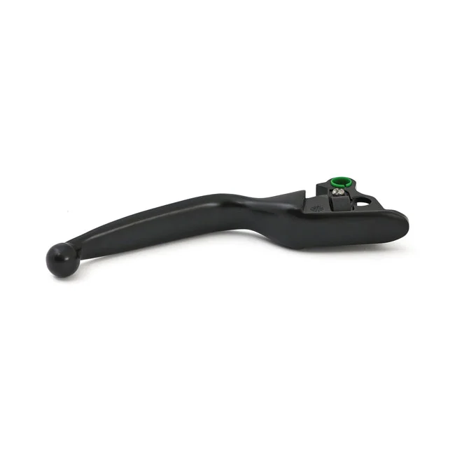 MCS Handlebar lever kit wide blade, grooved. Black - 913553