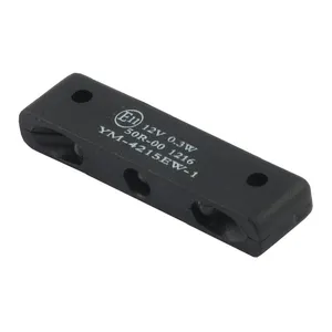 MCS Micro LED license plate light, black