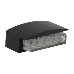 MCS Mini LED license plate light, black housing