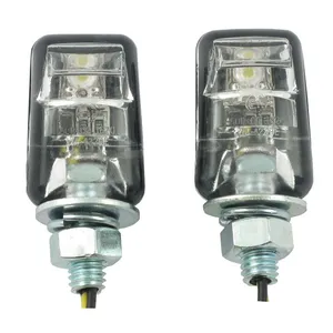 MCS Picco, lighted license plate bolt set. Black