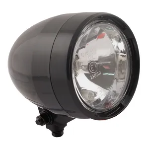MCS Nevada 4" stretched ABS headlamp. Black