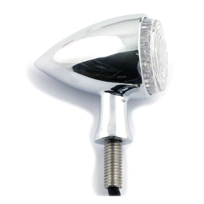 MCS Colorado bullet LED turn signals. Chrome - 913742