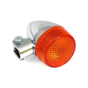 MCS Bullet light turn signal ECE appr. Chrome