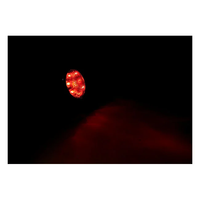MCS Bates style LED taillight. Chrome. Smoke lens - 913875