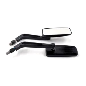 MCS Black action mirror set. Blue tinted glass