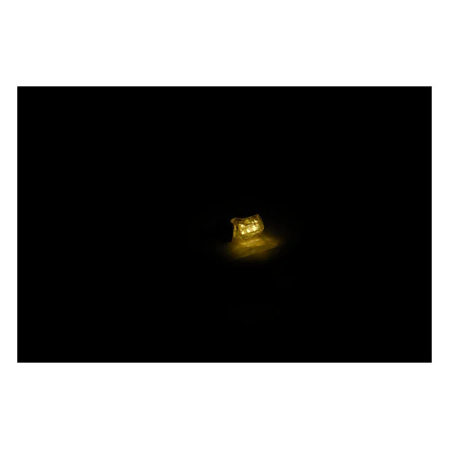 MCS Tiny, LED turn signals. Chrome, clear lens - 913954